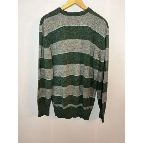 Billabong Mens Striped Knit‎ Sweater Crew Neck Pullover Jumper Casual Top - Picture 6 of 9
